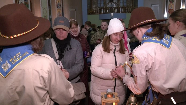 Вифлеємський вогонь миру запалили у Рівному