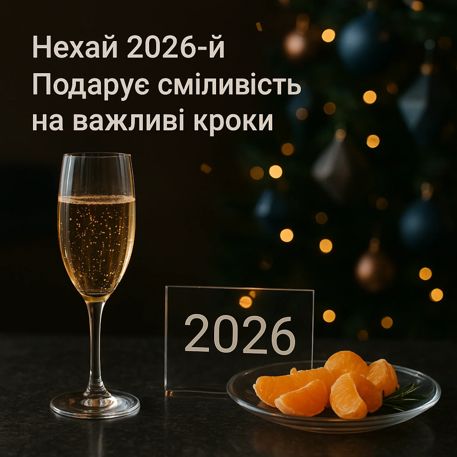 Привітання з новим роком 2026 оригінальні