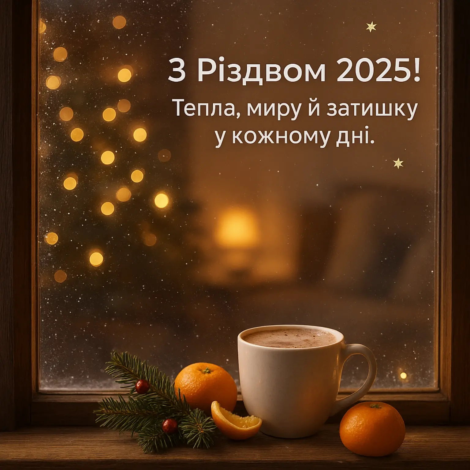 Привітання з різдвом 2025