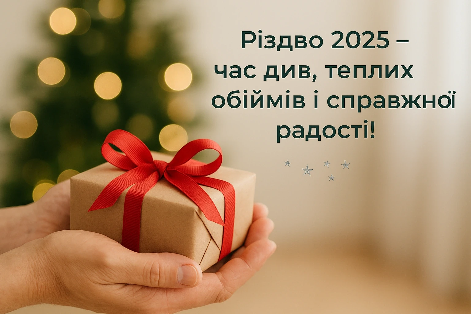 Привітання з різдвом 2025