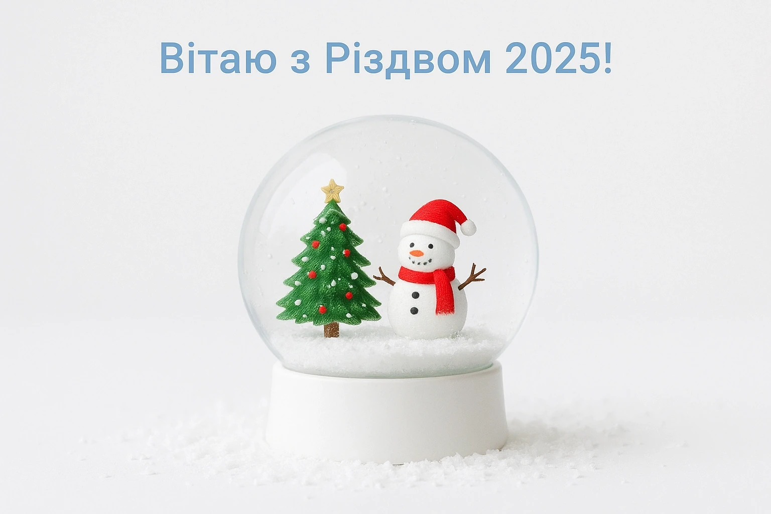 Привітання з різдвом 2025