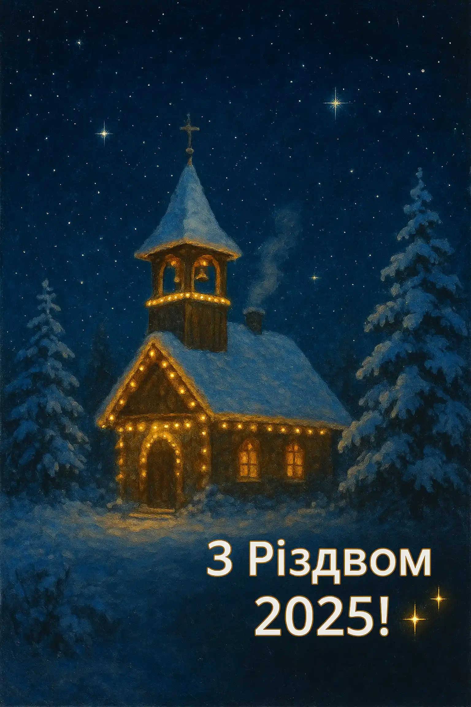 Привітання з різдвом 2025