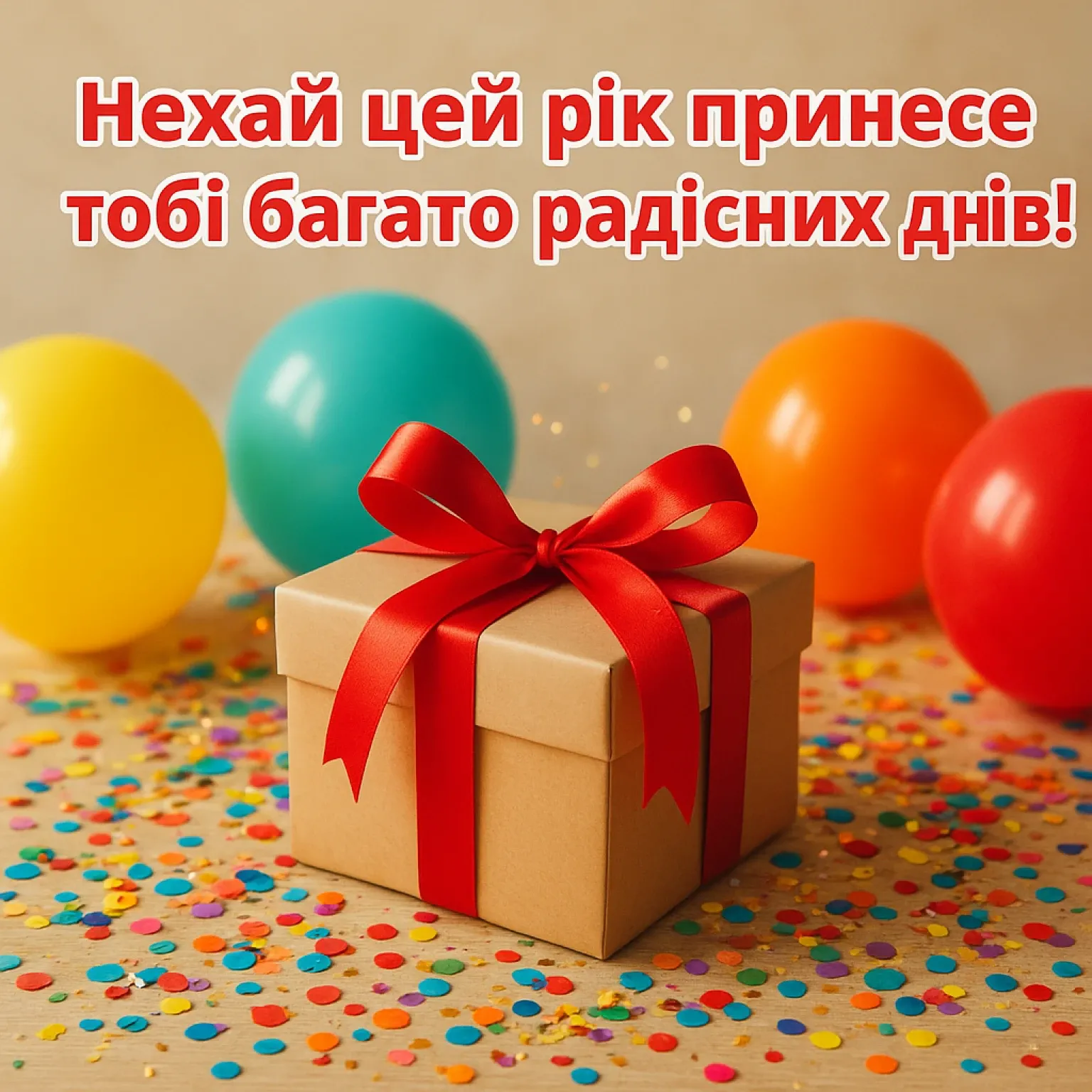 Привітання з прийдешнім новим роком 2026