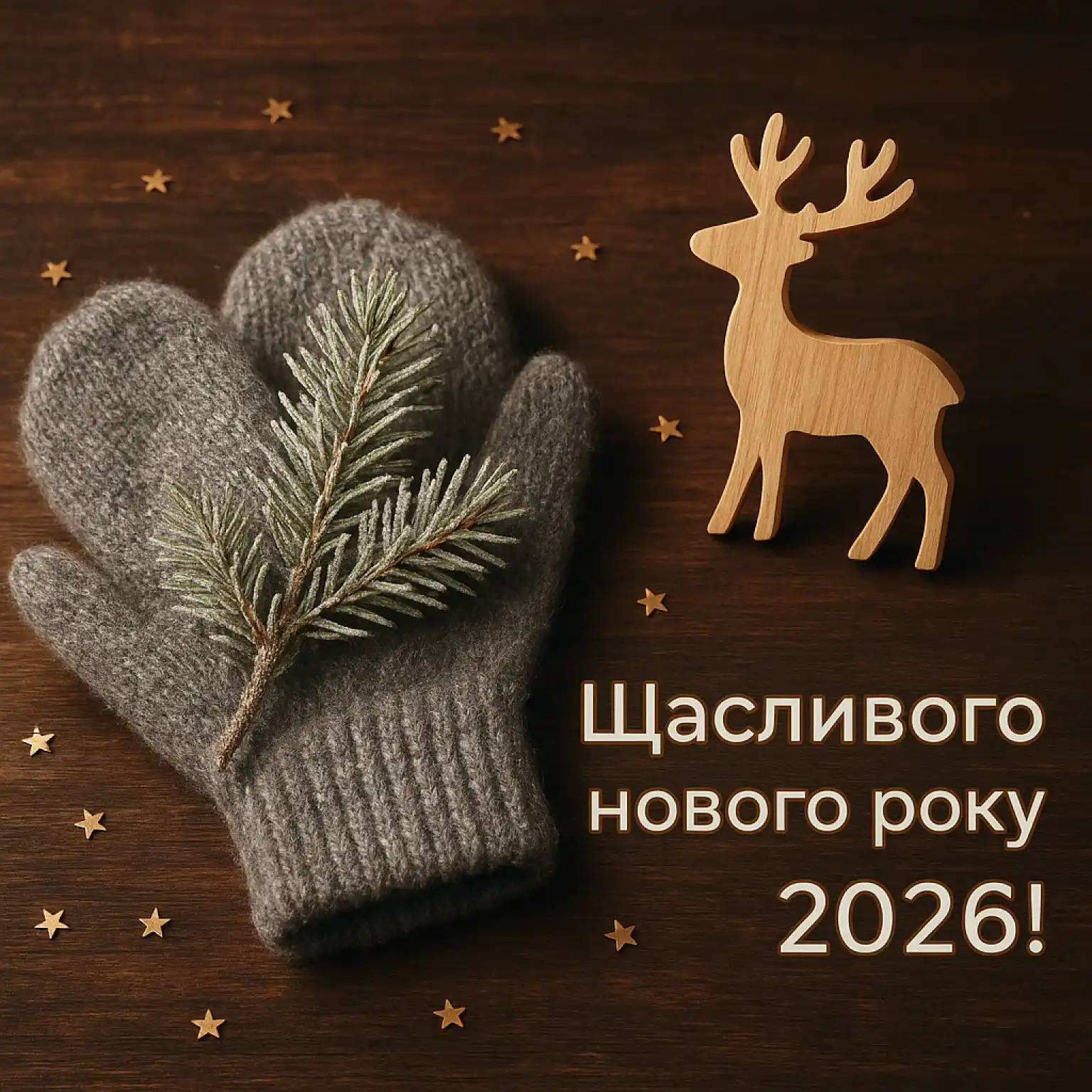 Привітання з прийдешнім новим роком 2026