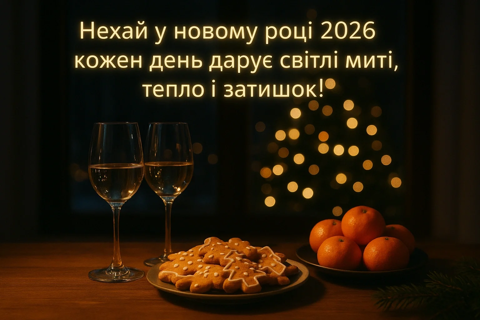 Привітання з прийдешнім новим роком 2026