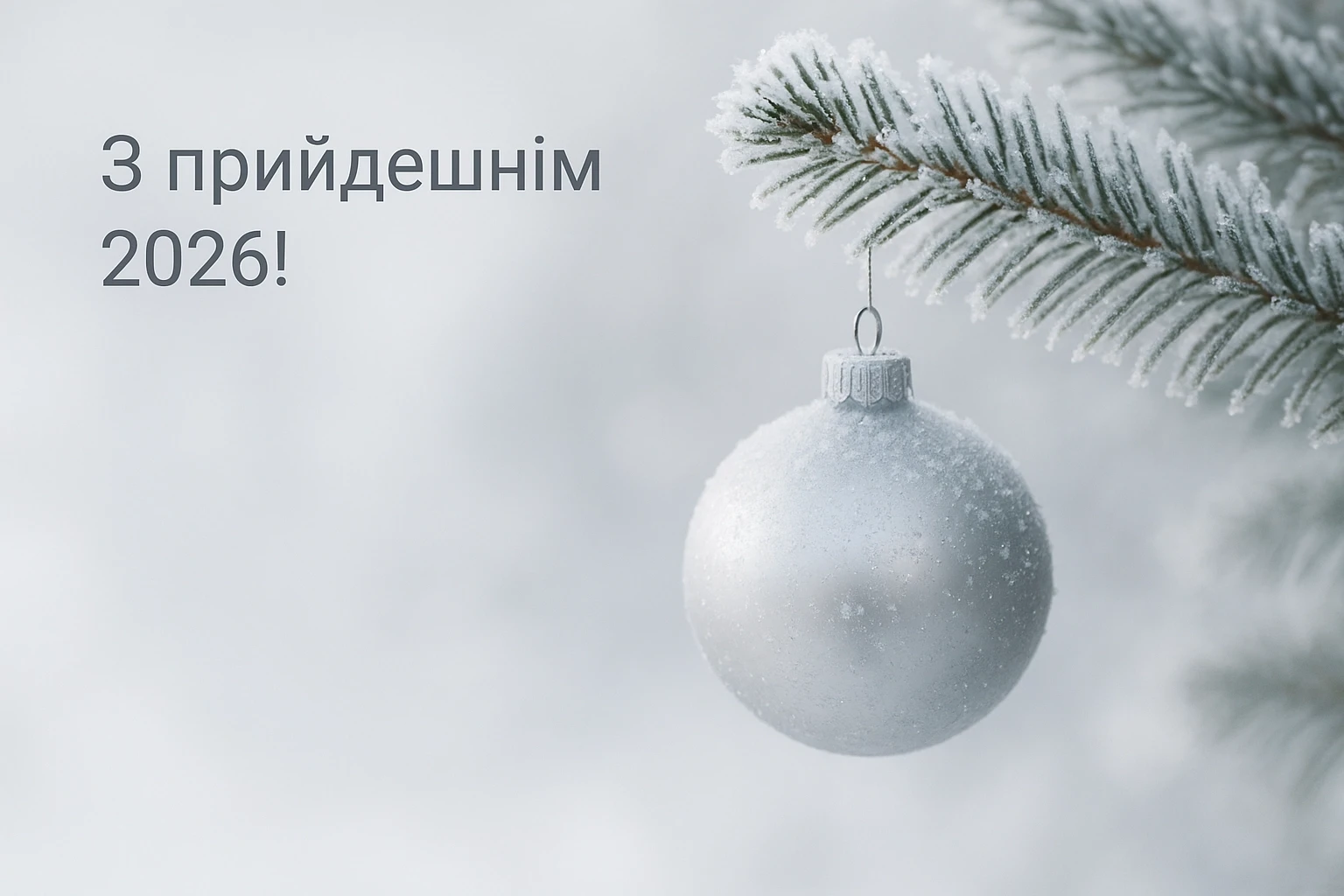 Привітання з прийдешнім новим роком 2026