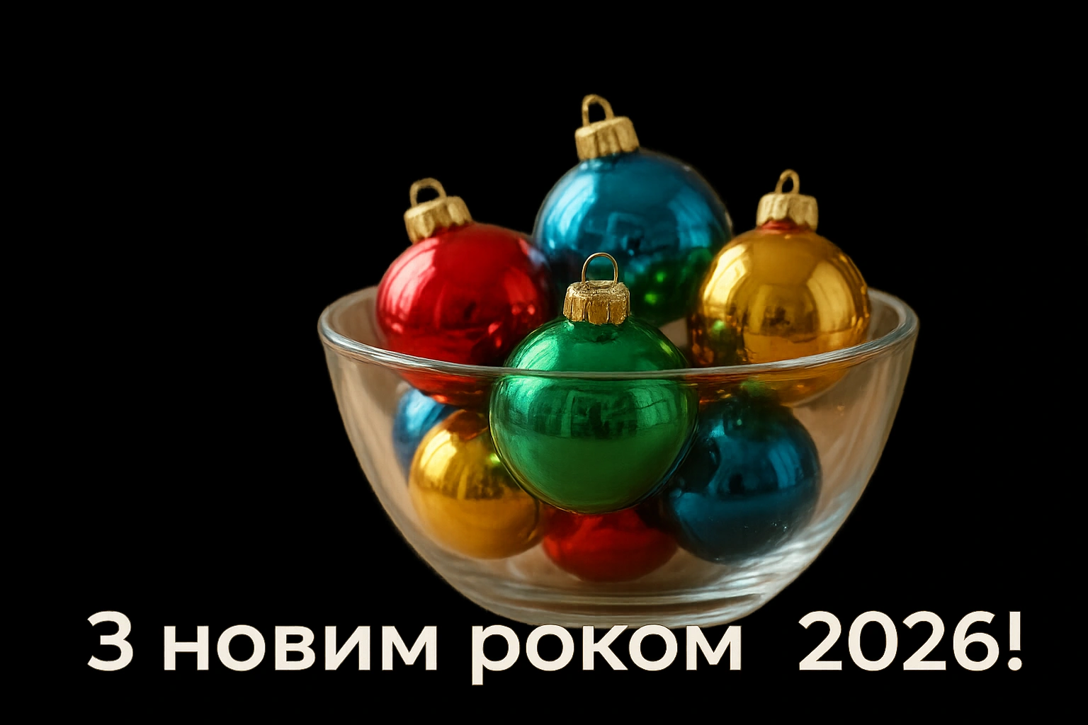 Привітання з прийдешнім новим роком 2026