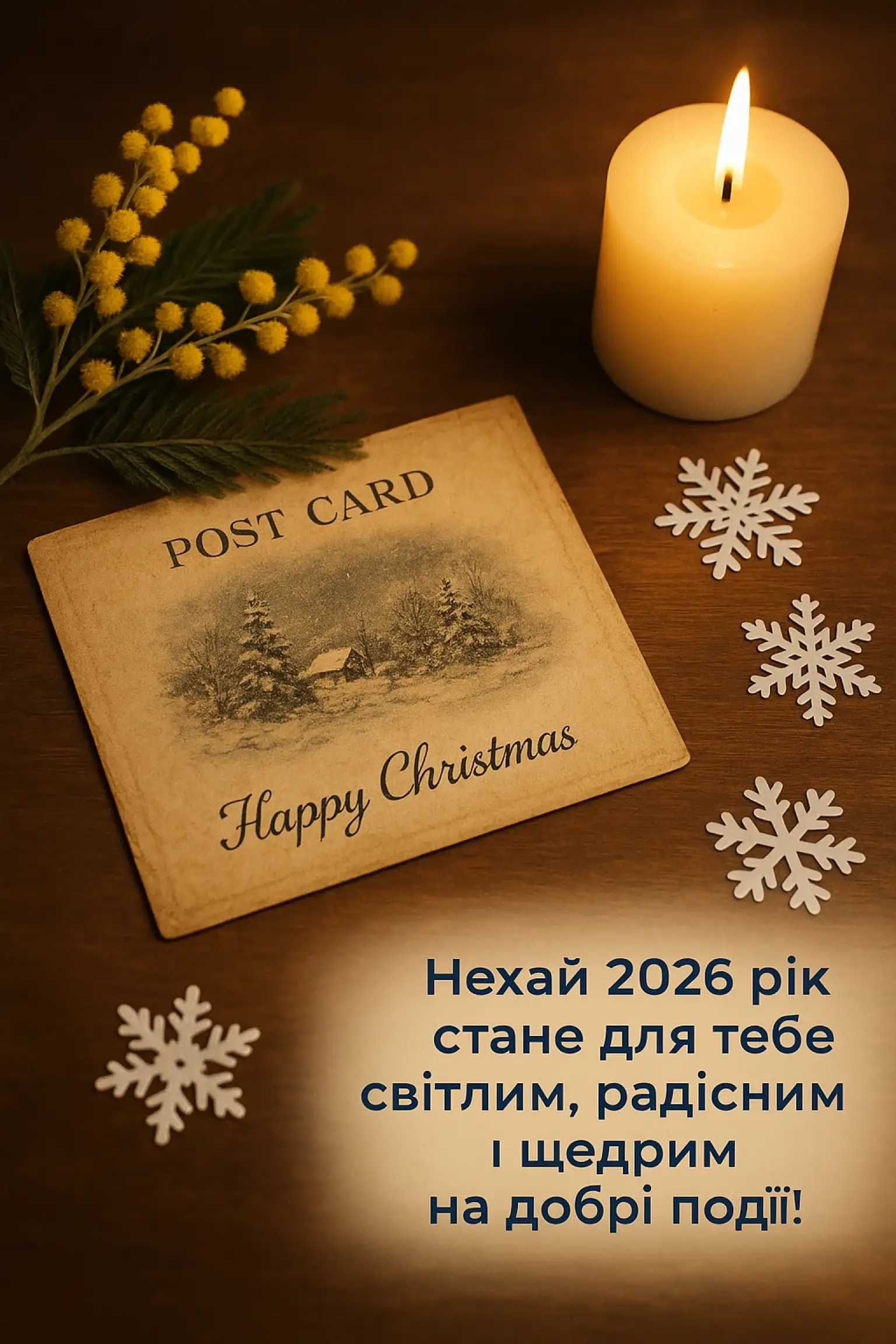 Привітання з прийдешнім новим роком 2026