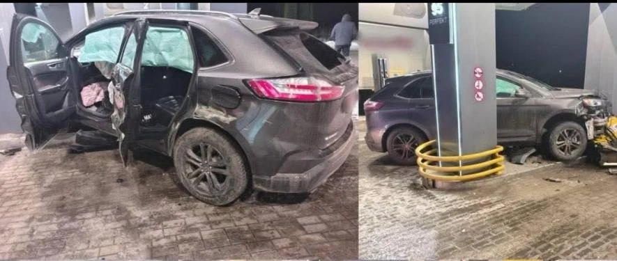 Нічний заїзд на АЗС: у Рівному п’яний водій зніс паливну колонку Нічний заїзд на АЗС: у Рівному п’яний водій зніс паливну колонку