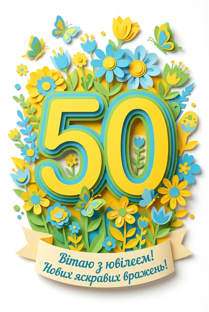жінці привітання з ювілеєм 50 років листівки