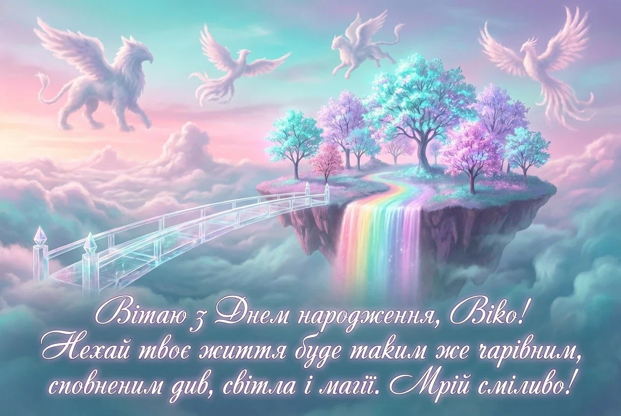 віка з днем народження картинка