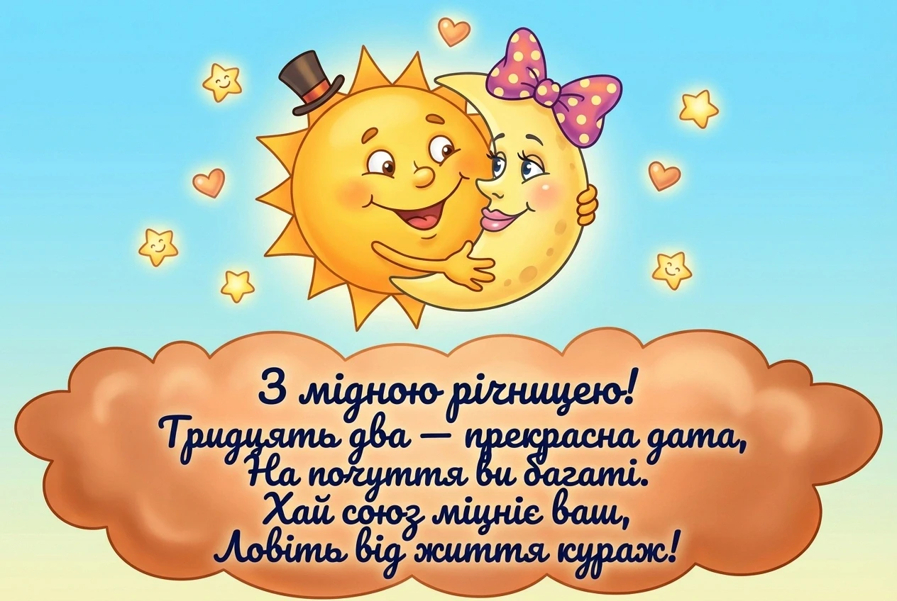 32 роки весілля
