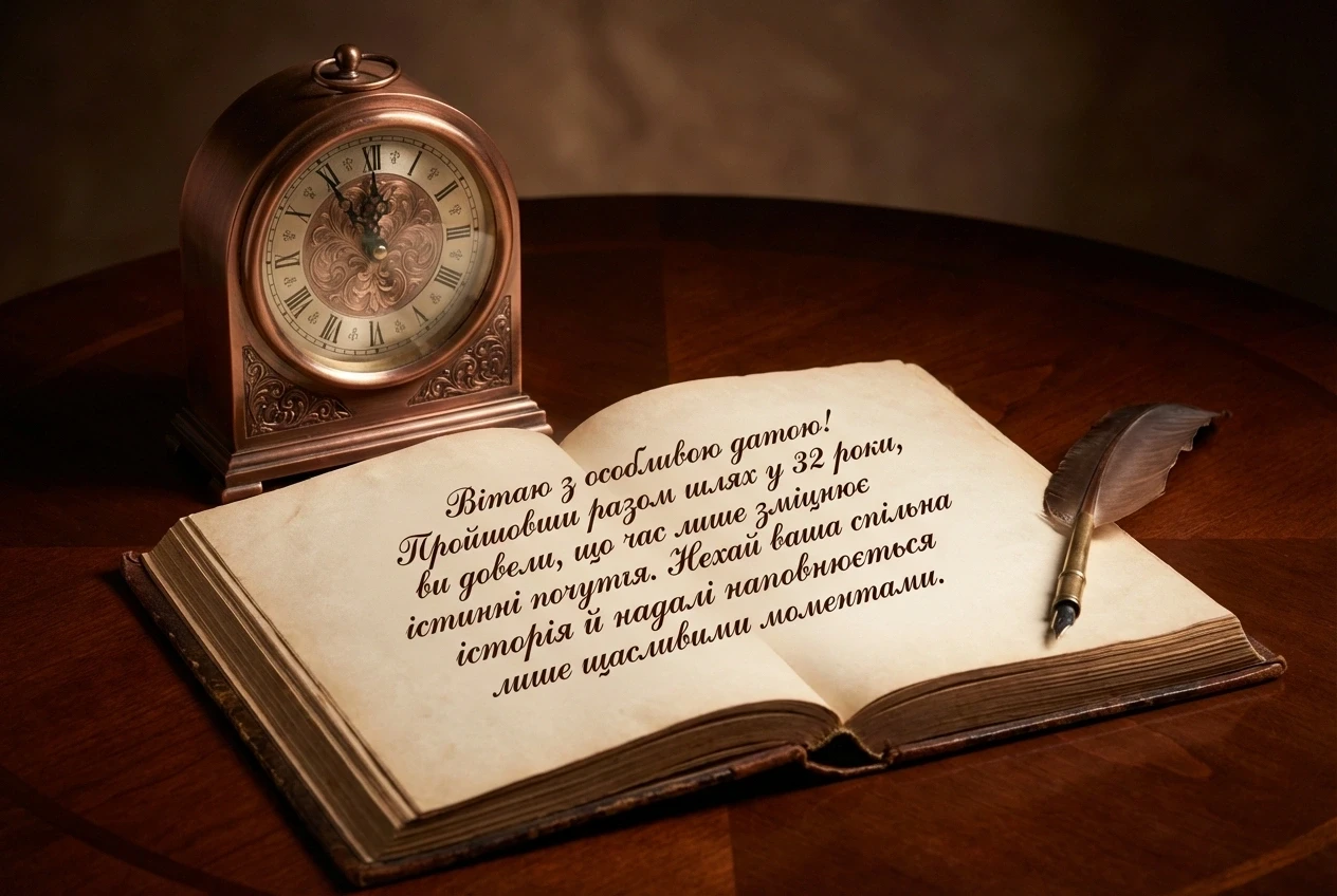 32 роки весілля