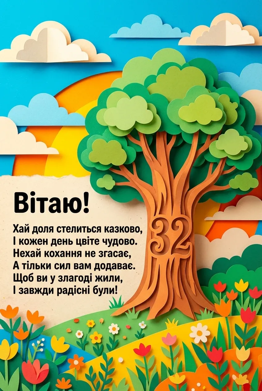 32 роки весілля
