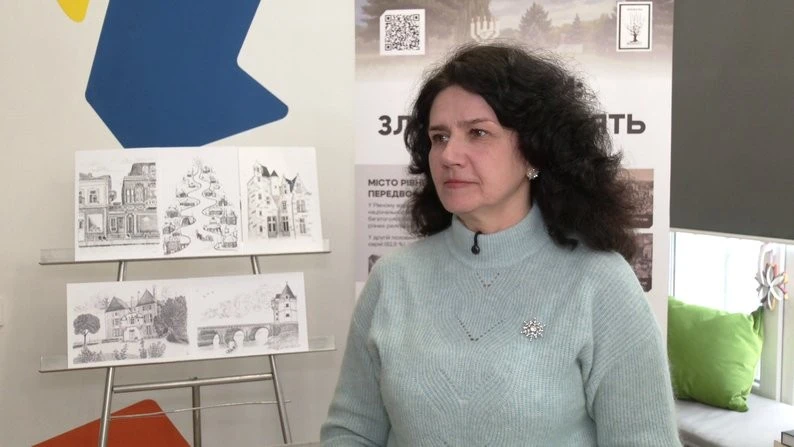 Французьке Різдво з рівненським колоритом: як картина Олени Сєргєєвої стала візитівкою міста Шательро