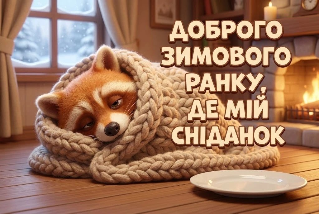 Доброго зимового ранку: красиві картинки та душевні побажання для гарного настрою