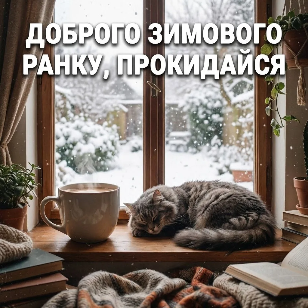 Доброго зимового ранку: красиві картинки та душевні побажання для гарного настрою