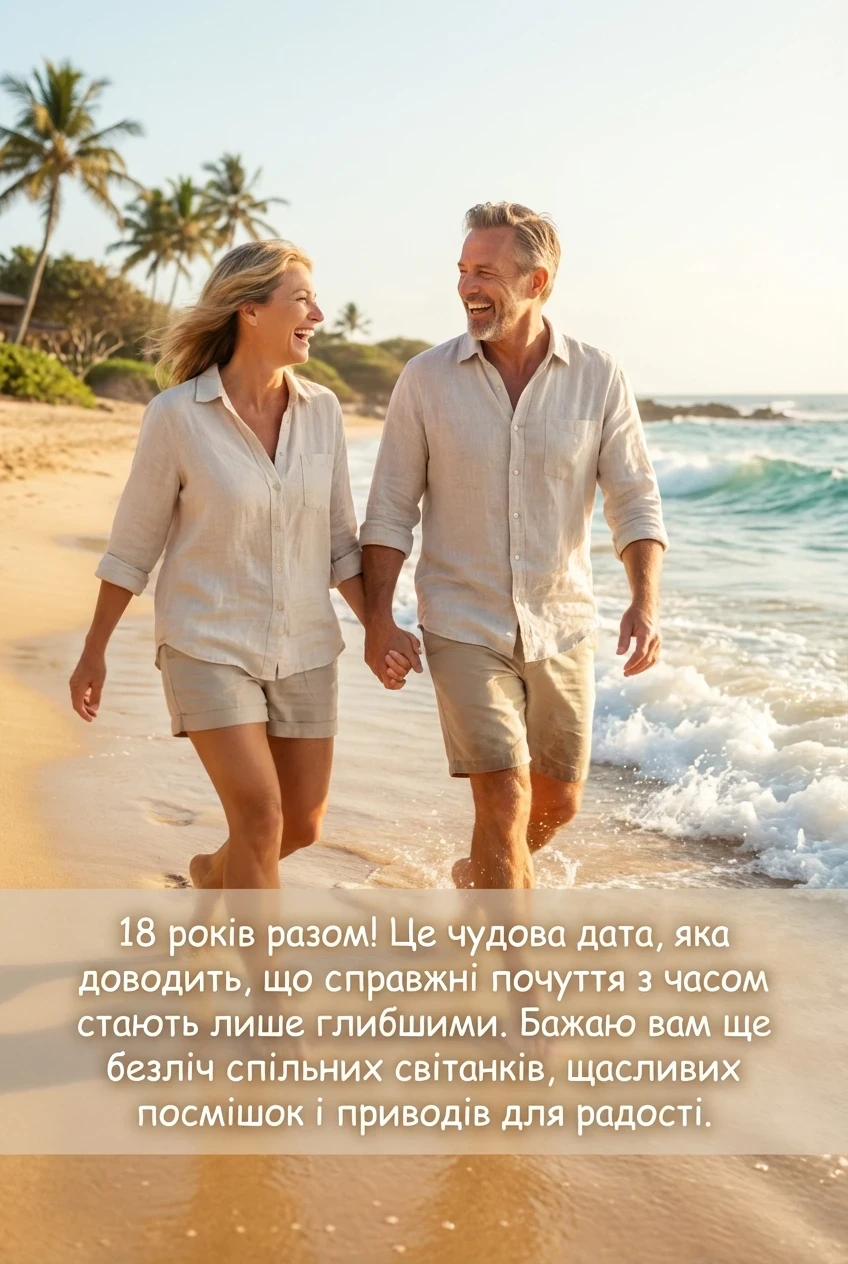 18 років весілля привітання картинки