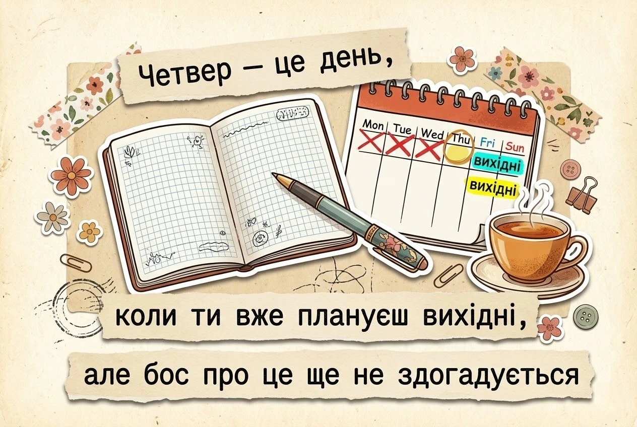 Доброго ранку четверга українською: душевні картинки та найкращі побажання для гарного настрою
