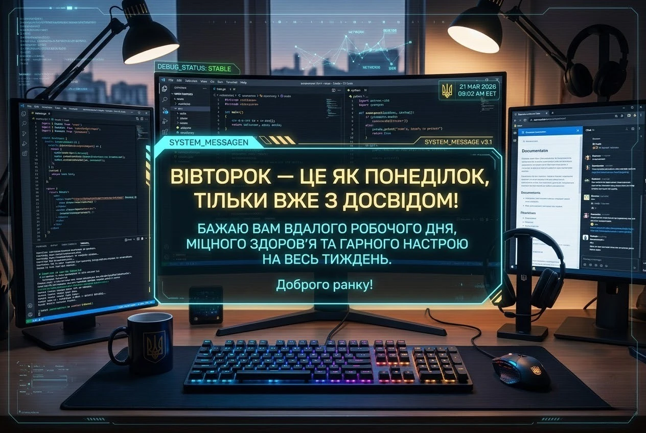 Картинки доброго ранку вівторка: найкращі побажання та яскраві листівки для гарного настрою