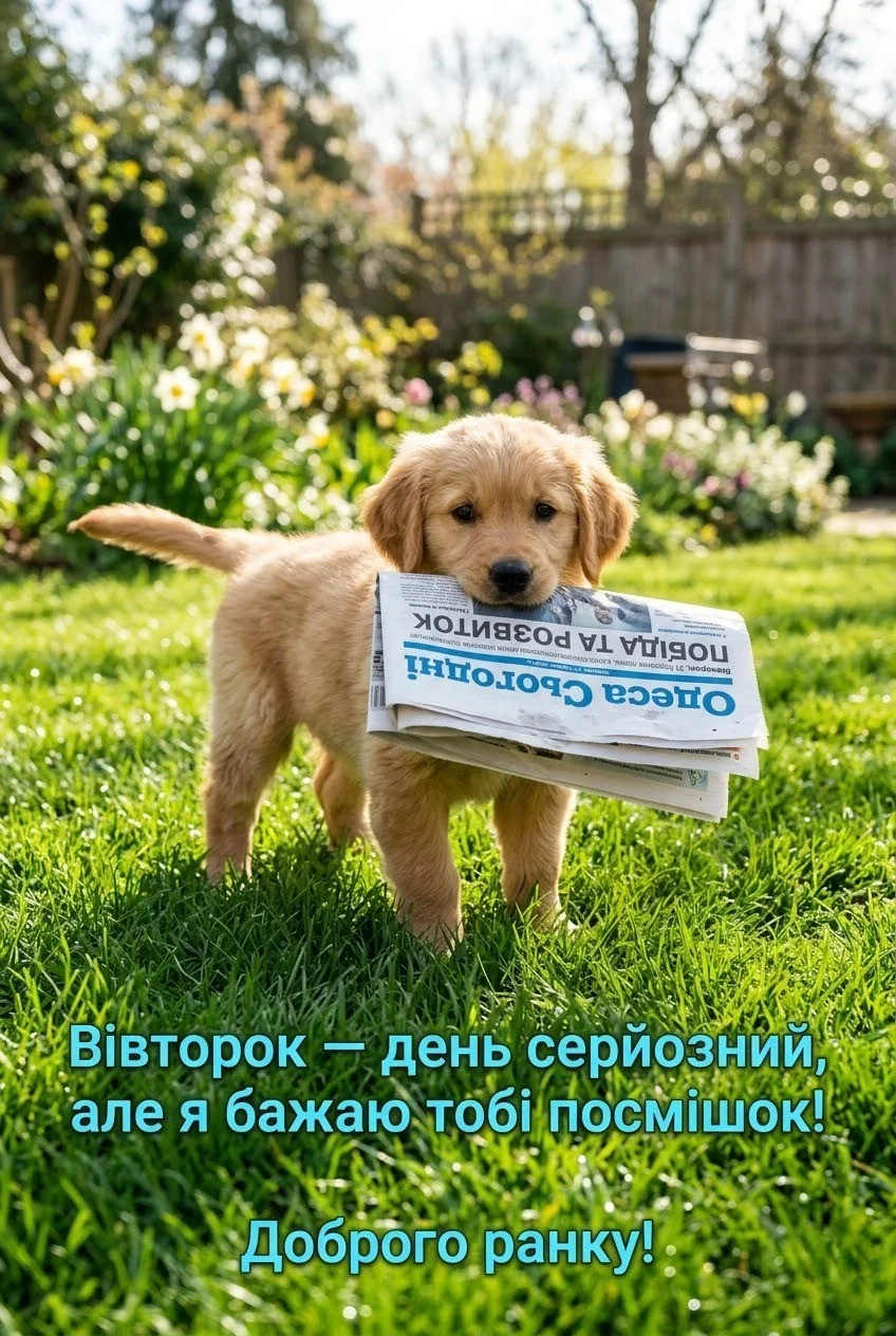 Картинки доброго ранку вівторка: найкращі побажання та яскраві листівки для гарного настрою