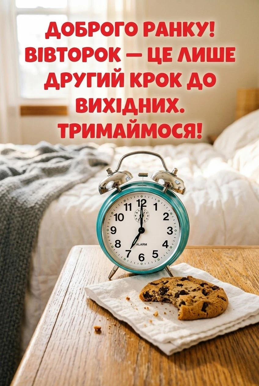 Картинки доброго ранку вівторка: найкращі побажання та яскраві листівки для гарного настрою