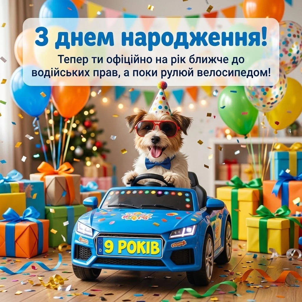 Найкращі привітання з днем народження хлопчика 9 років: вірші та проза