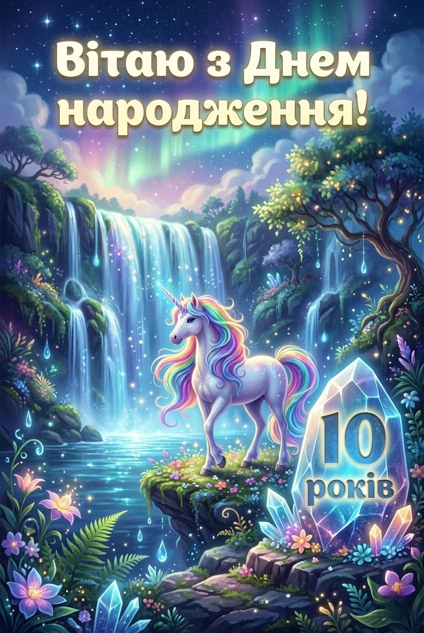 Привітання з 10-річчям дівчинці: щирі побажання у віршах та прозі