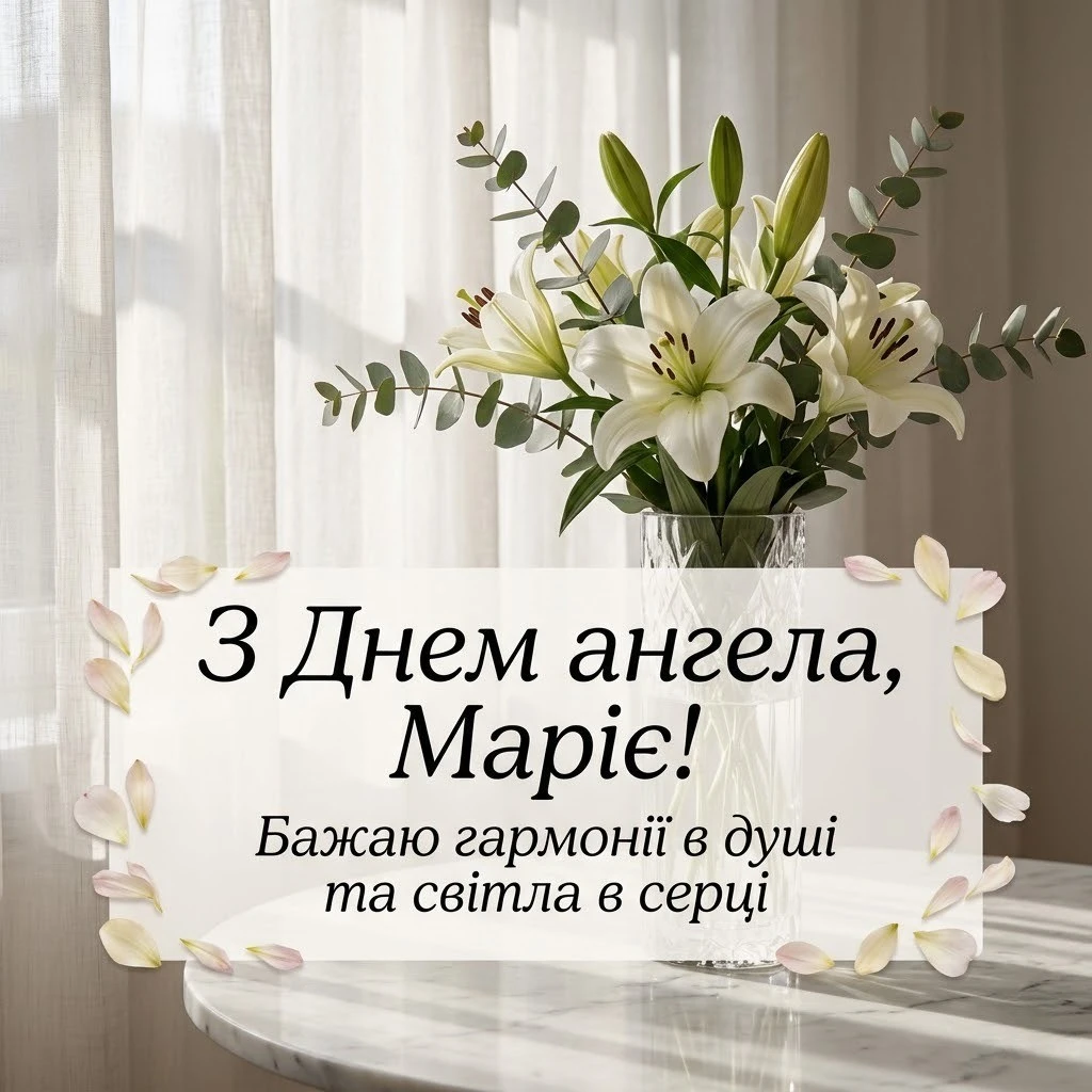 З днем ангела Марія: зворушливі вірші та душевна проза для іменинниці
