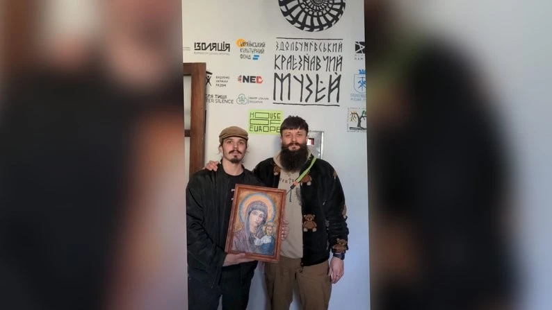 Врятована під обстрілами: до Здолбунівського музею передали ікону зі знищеного монастиря на Донеччині