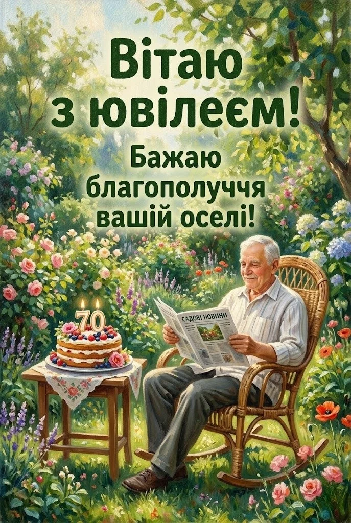 Як щиро привітати чоловіка з 70-річчям: добірка душевних слів