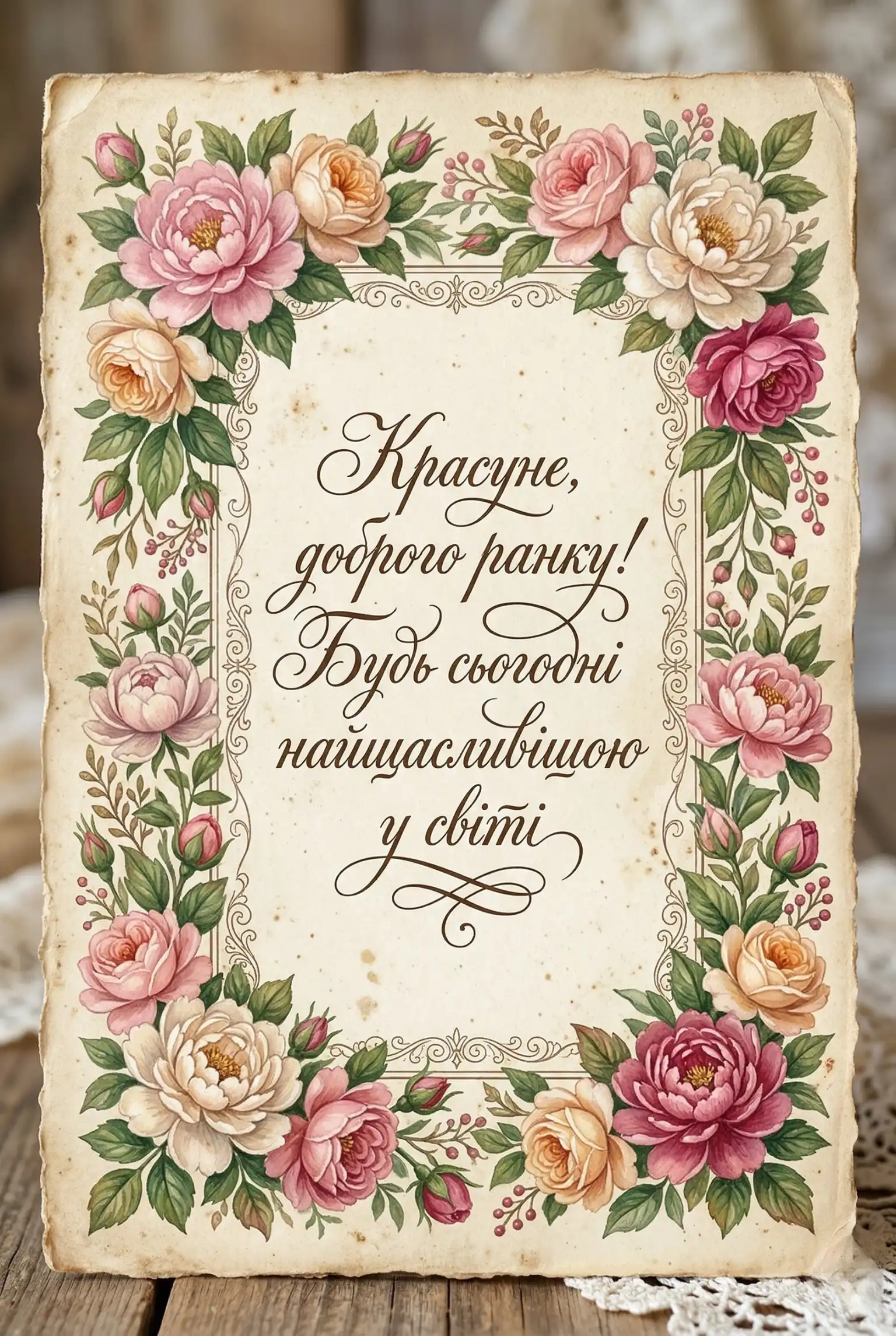 Доброго ранку,красуня: ніжні картинки та душевні листівки для натхненного початку дня