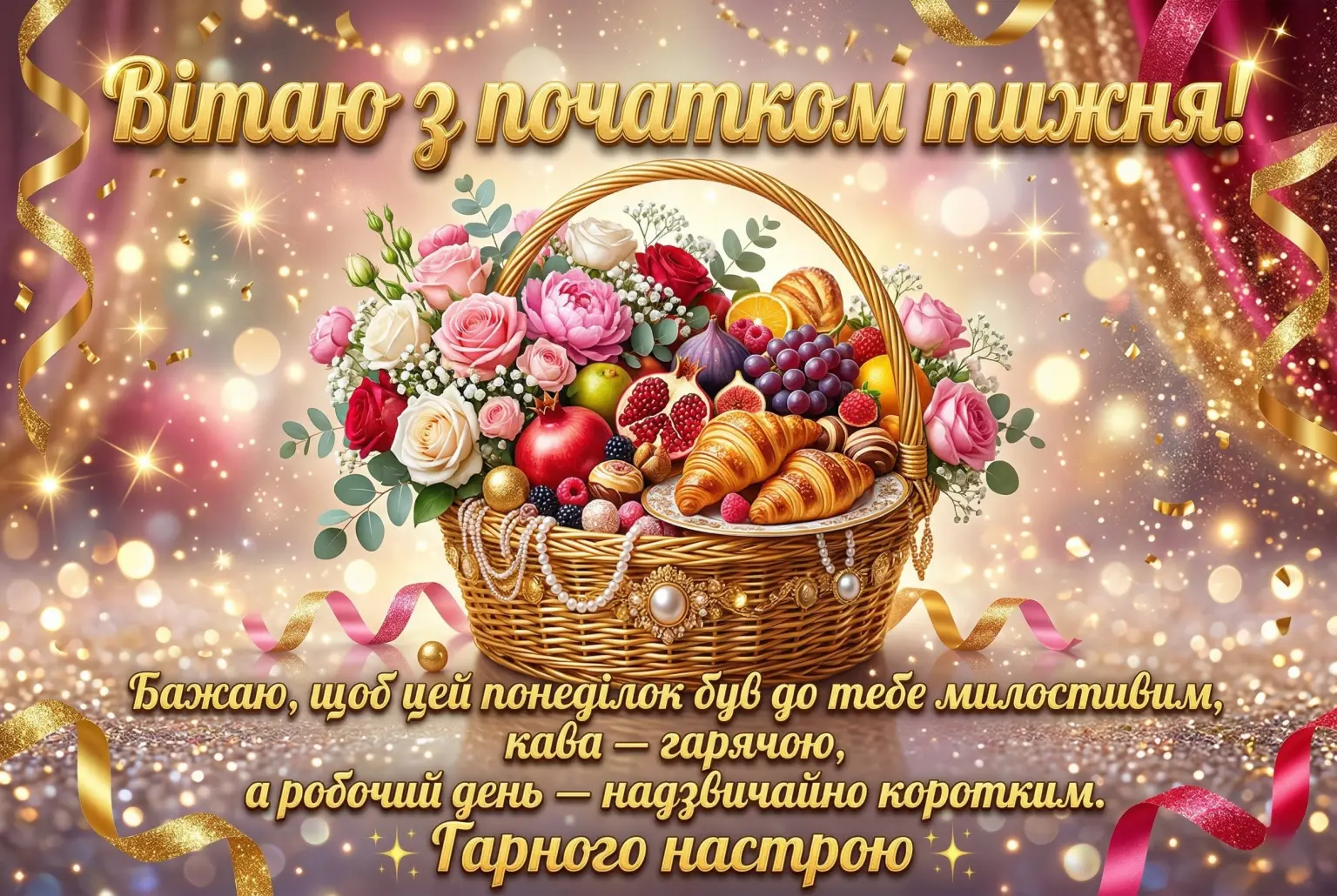Понеділок і смішні картинки доброго ранку: добірка позитивних листівок для бадьорого настрою