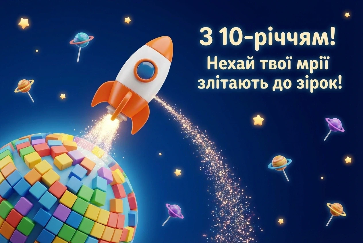 Перший ювілей: найкращі привітання з днем народження хлопчику 10 років