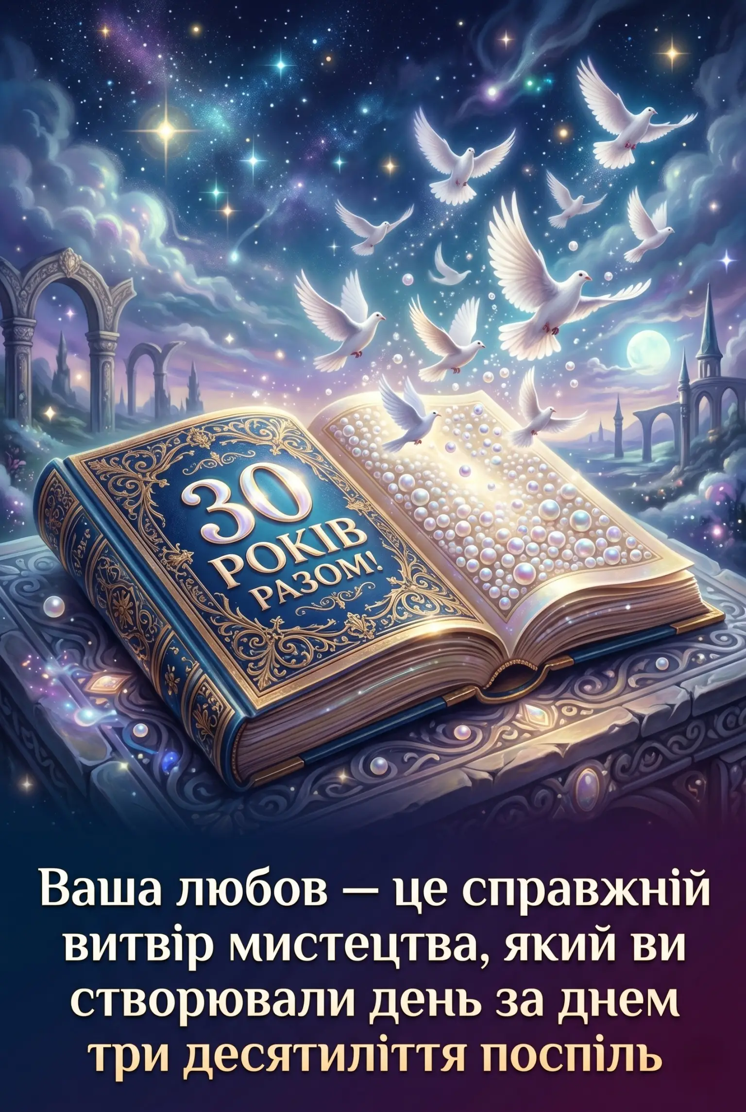 Річниця весілля 30 років: підбірка найтепліших побажань для рідних