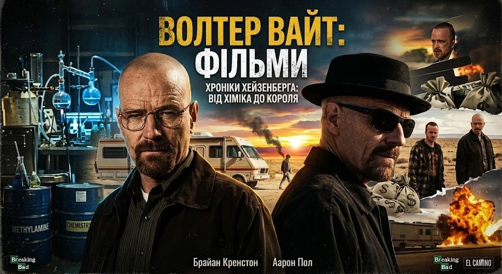 Волтер Вайт у кіно: список усіх фільмів Волтер Вайт у кіно: список усіх фільмів