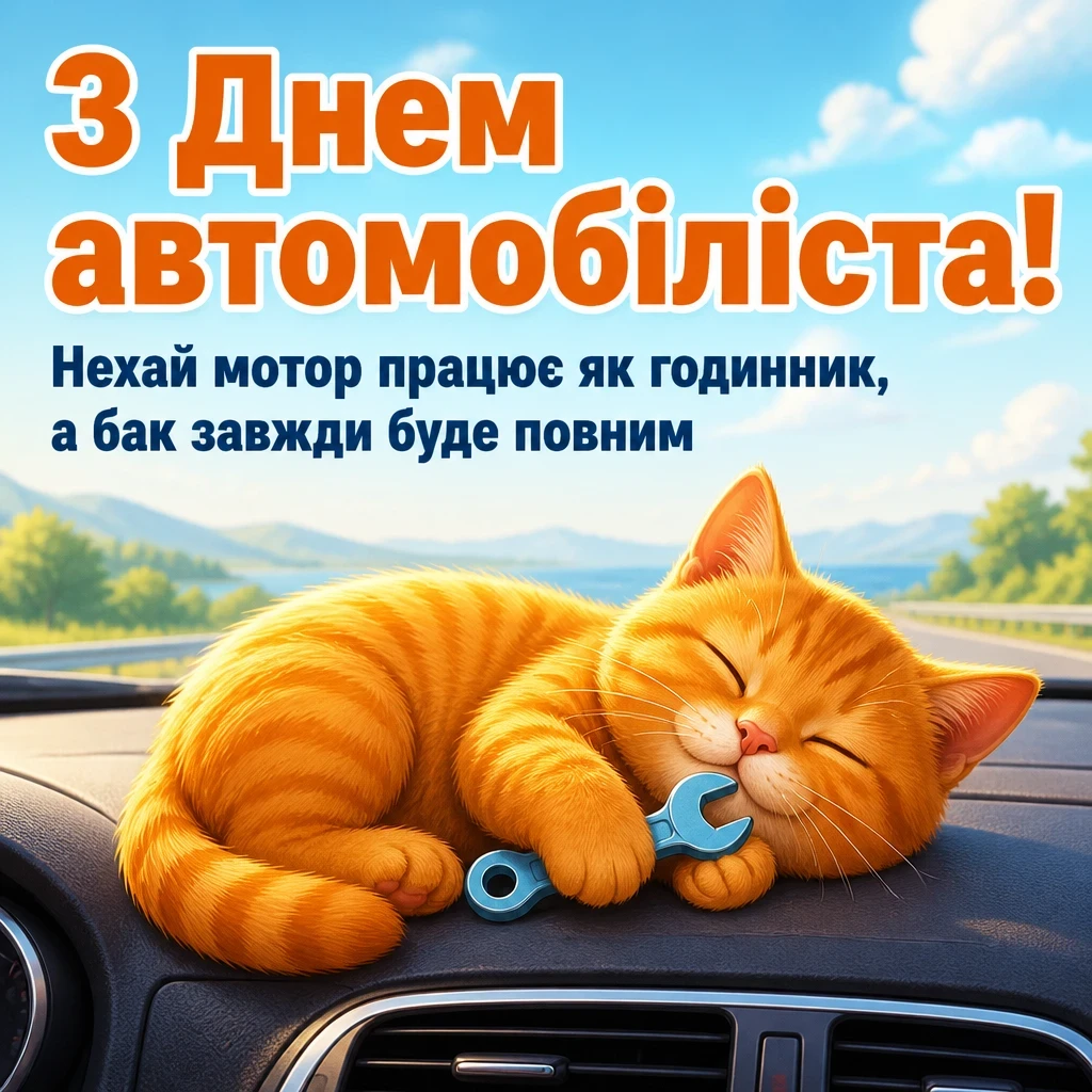 привітання з днем автомобіліста