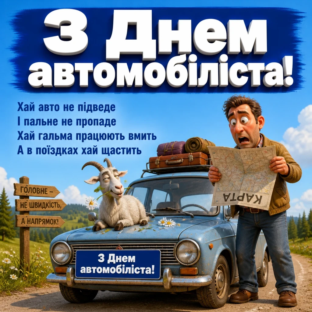 привітання з днем автомобіліста