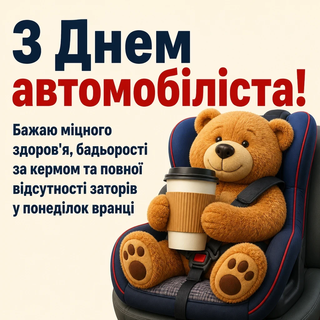 привітання з днем автомобіліста