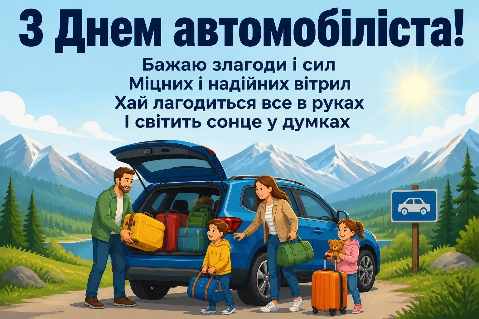 привітання з днем автомобіліста