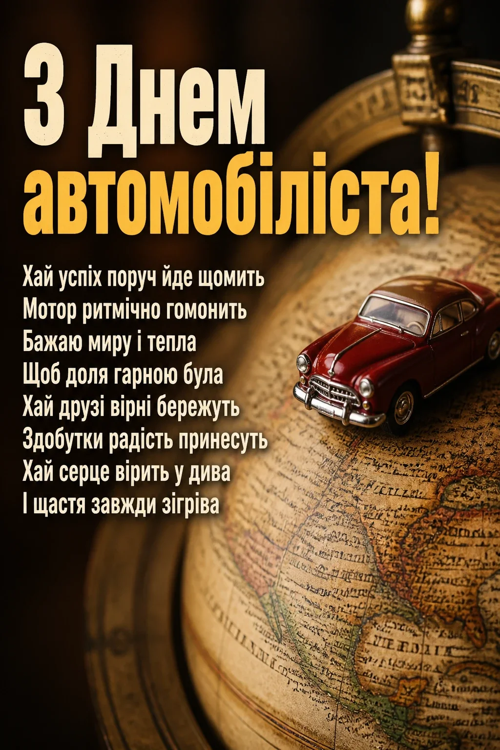 привітання з днем автомобіліста