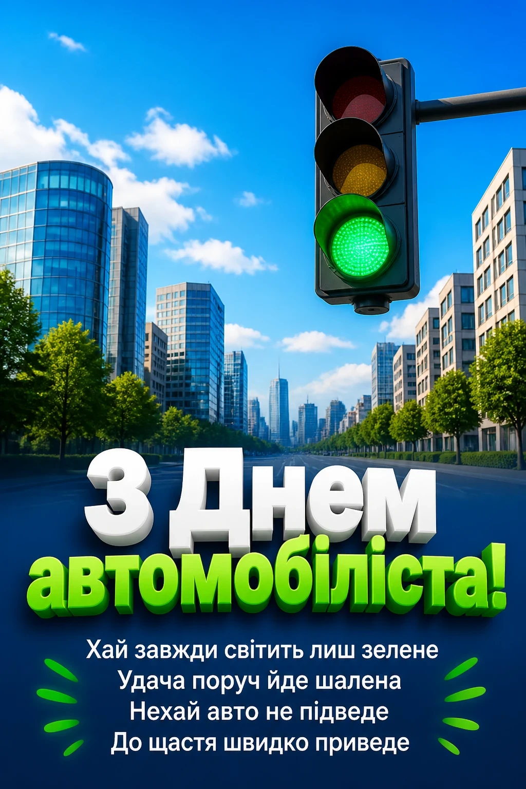 привітання з днем автомобіліста