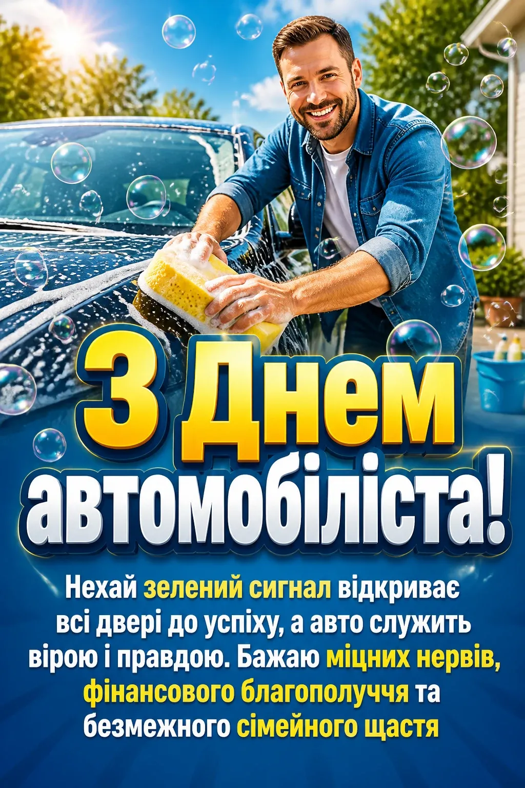 привітання з днем автомобіліста