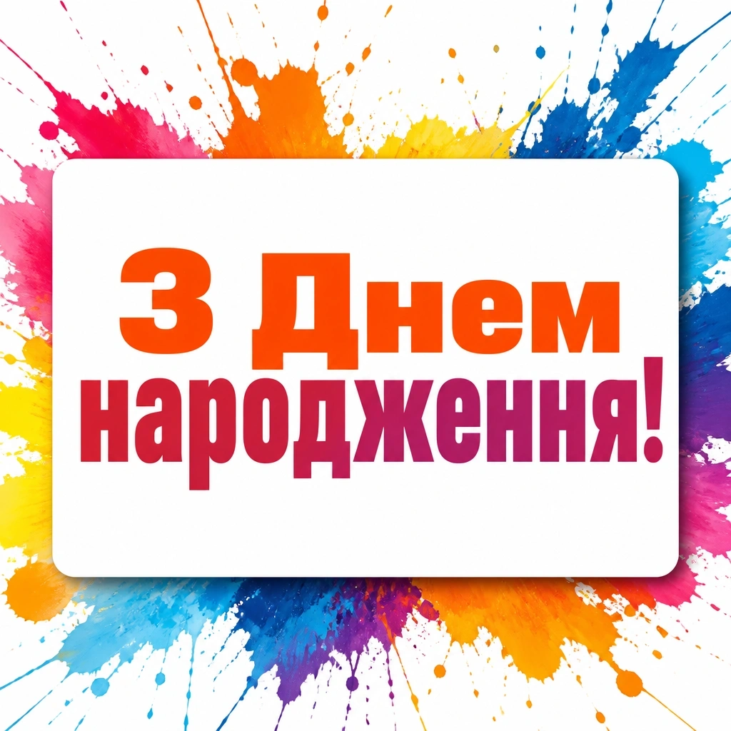 фото привітання з днем народження