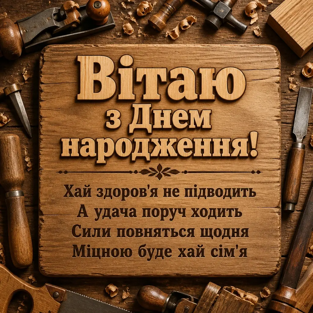 чоловічі привітання з днем народження