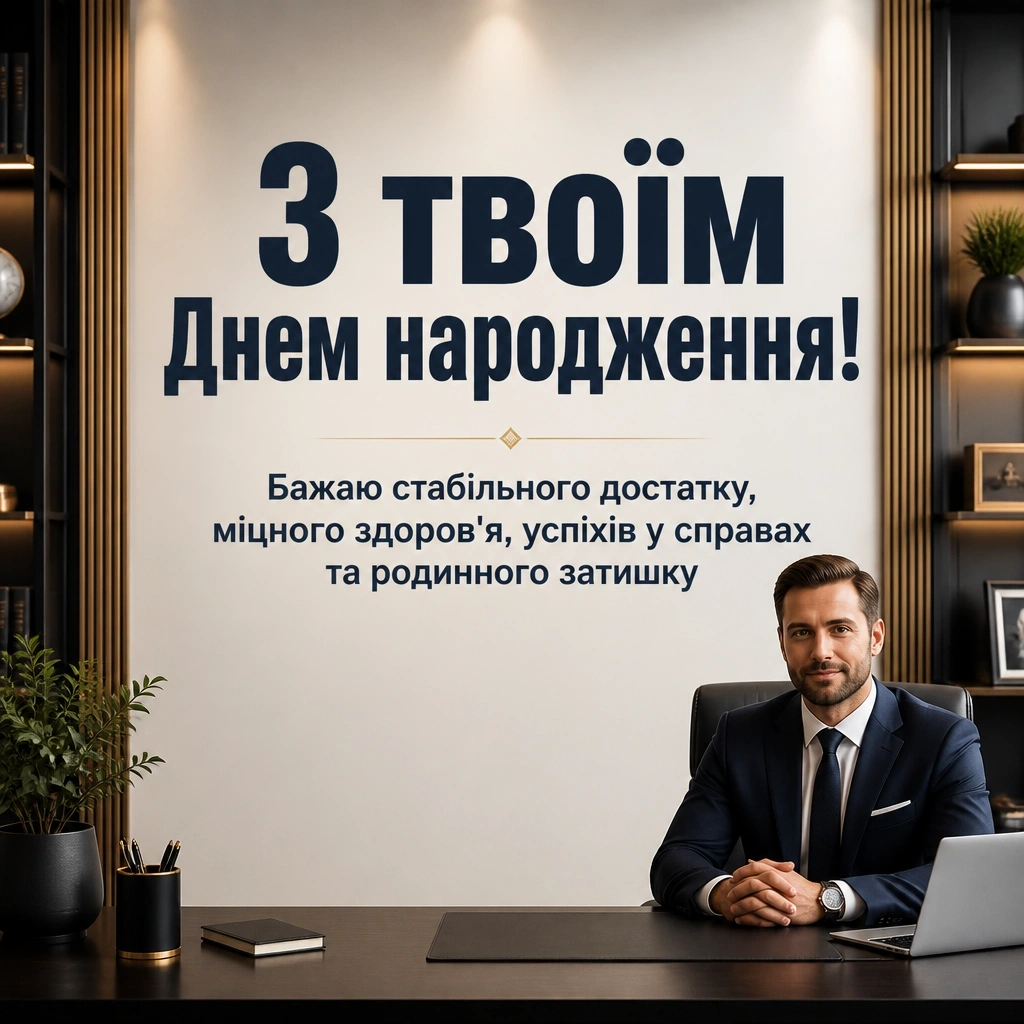 чоловічі привітання з днем народження