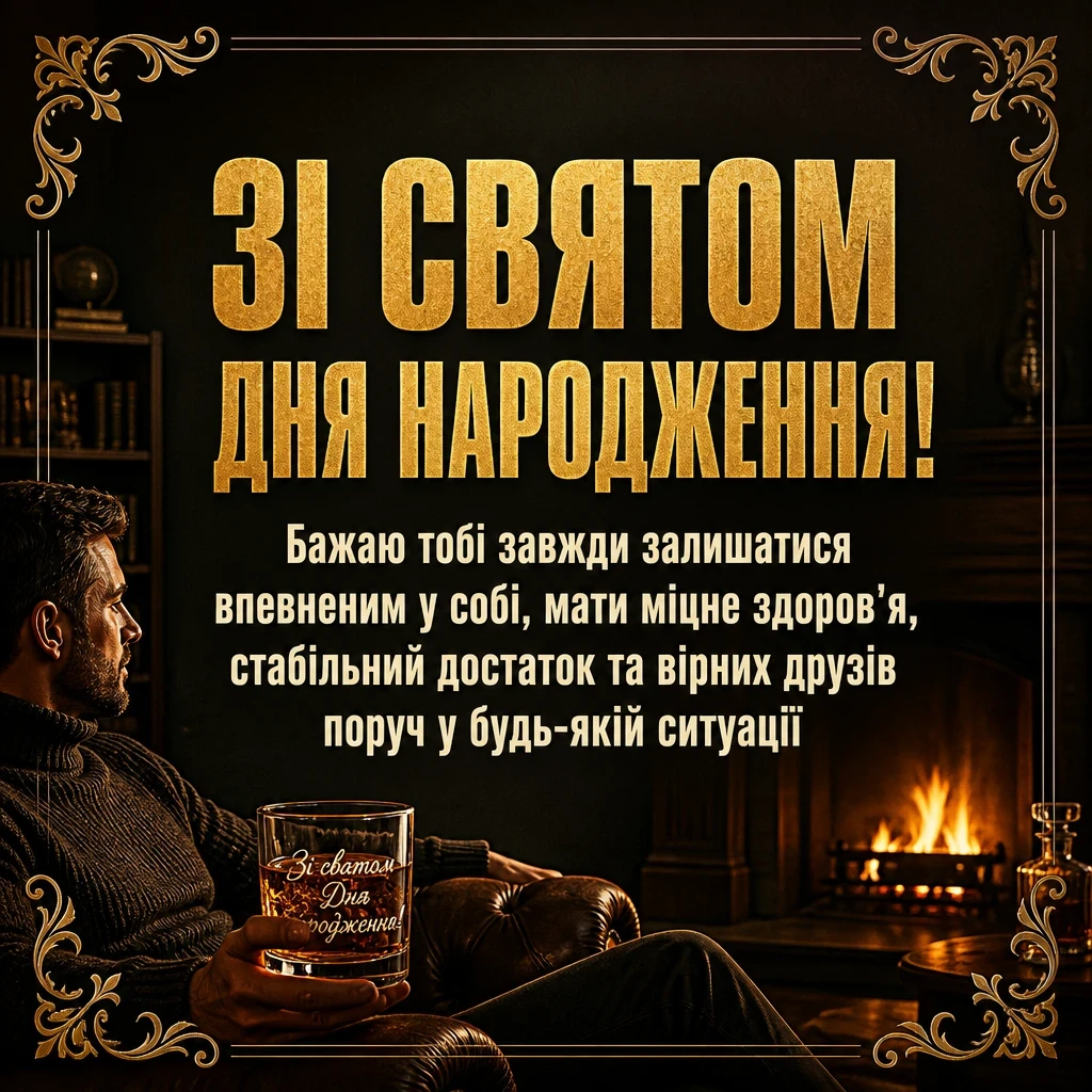 чоловічі привітання з днем народження
