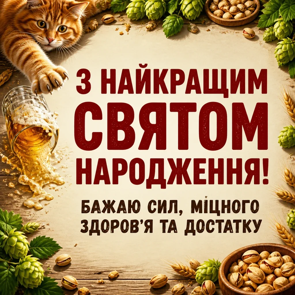 чоловічі привітання з днем народження