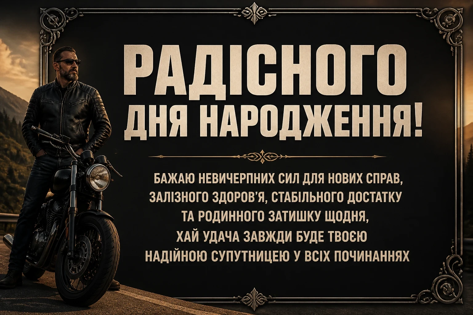 чоловічі привітання з днем народження