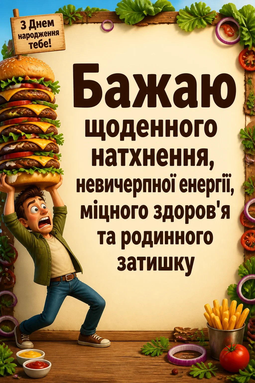 чоловічі привітання з днем народження